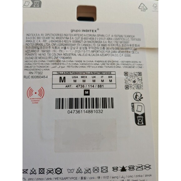 ZARA Earrings Butterfly Sun Contrast Gold Silver Tone Drop Whimsy Statement NEW - Picture 7 of 7